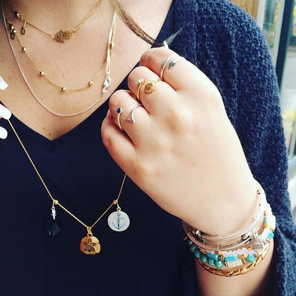 Alex and Ani Gold Hamsa Necklace - Picture 8 of 8